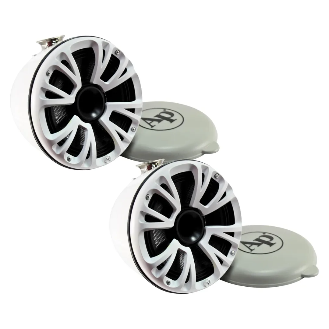 Altavoces de torre de fibra de carbono de 8” 250w 4ohmios blancos AudioPipe - Imagen 6