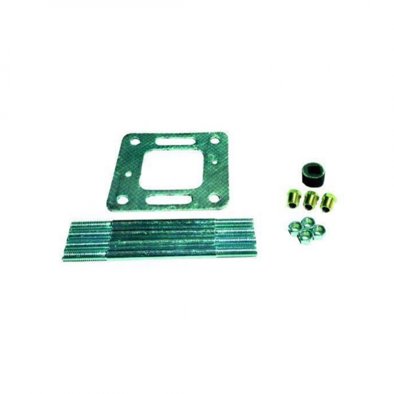Kit tornillos y junta codo colector escape mercruiser V6 V8