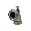 Codo escape Inox Yanmar 4LHA 119173-13501