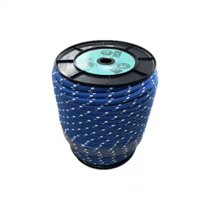 BOBINA DE ESCOTA NYLON PLATINIUM LINE 16 MM AZUL 100 MTS