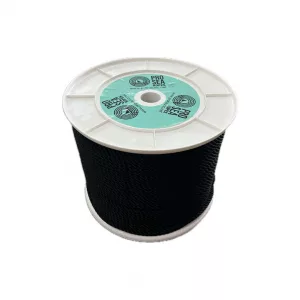 BOBINA DE CABO POLIESTER 3 C. NEGRO  16 MM 100 MTS