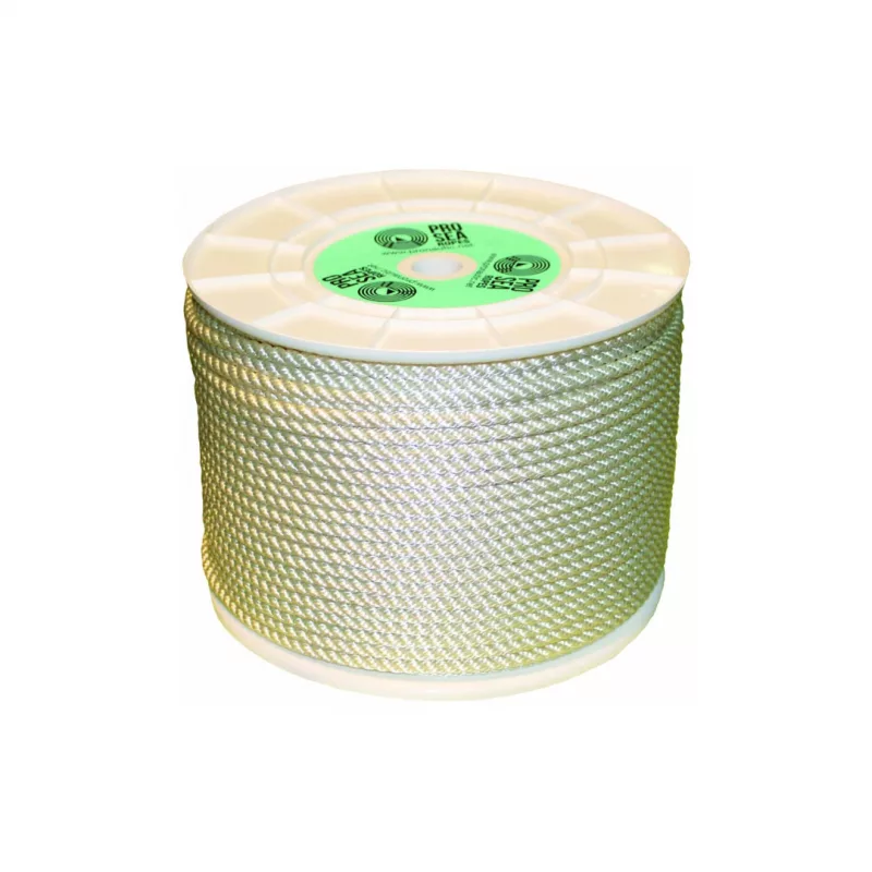 BOBINA DE CABO POLIESTER 3 C. BLANCO  26 MM 50 MTS