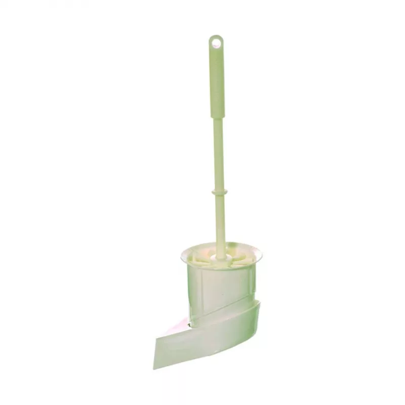 CEPILLO DE LAVABO CON SOPORTE BLANCO