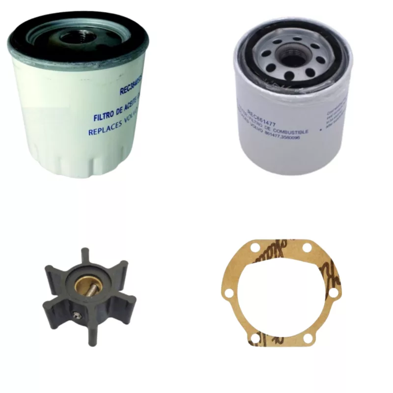 Kit mantenimiento motor Volvo Penta D1-30/D2-40/MD2030/MD2040 21189422