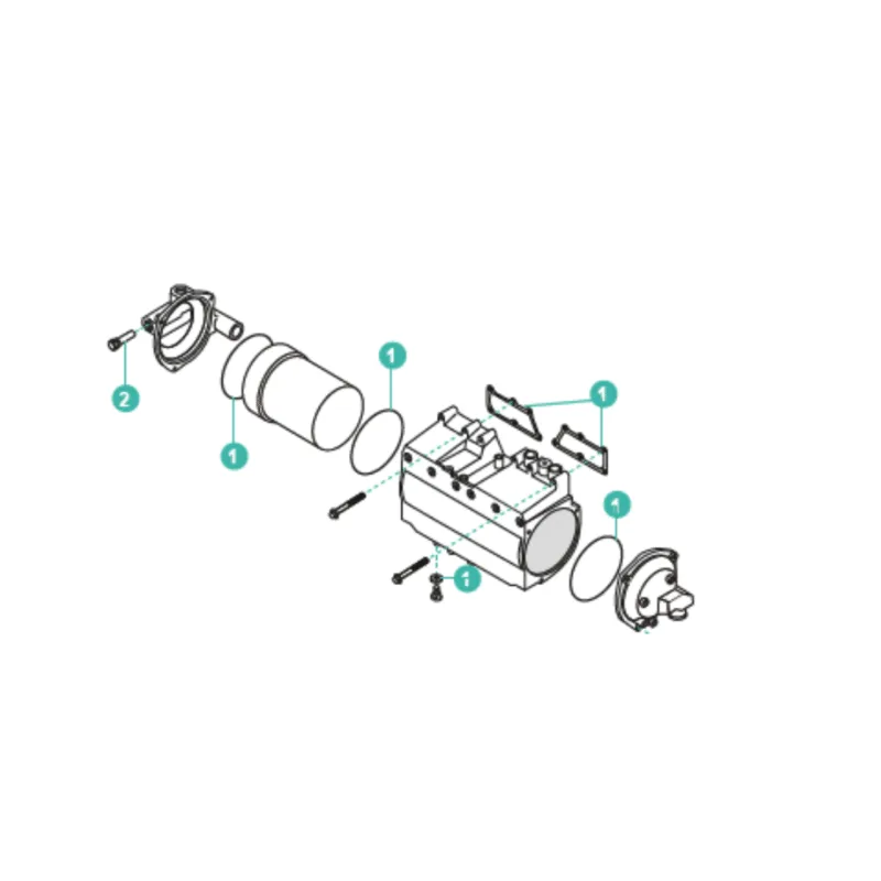 Kit de juntas para enfriadores de aire motor Yanmar 6LY - Imagen 2