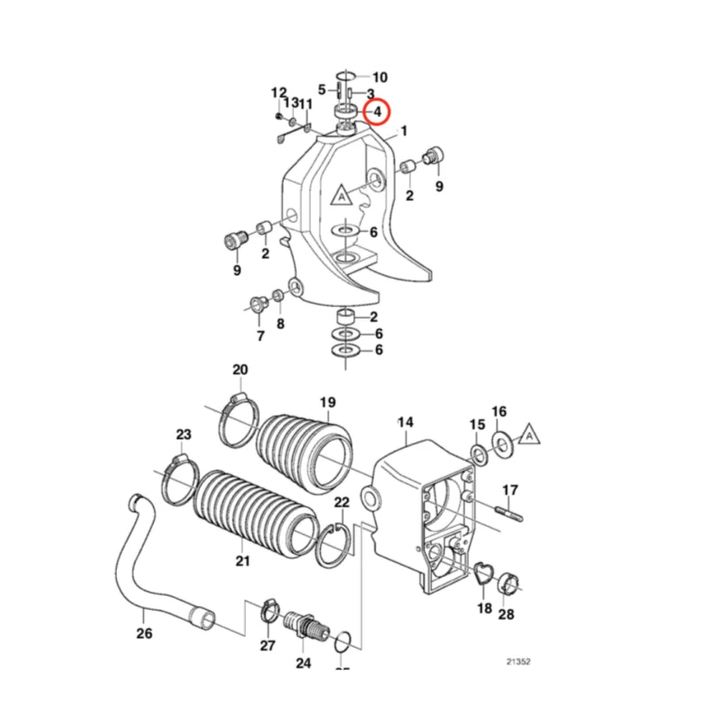 Casquillo volvo 3852571 - Imagen 2