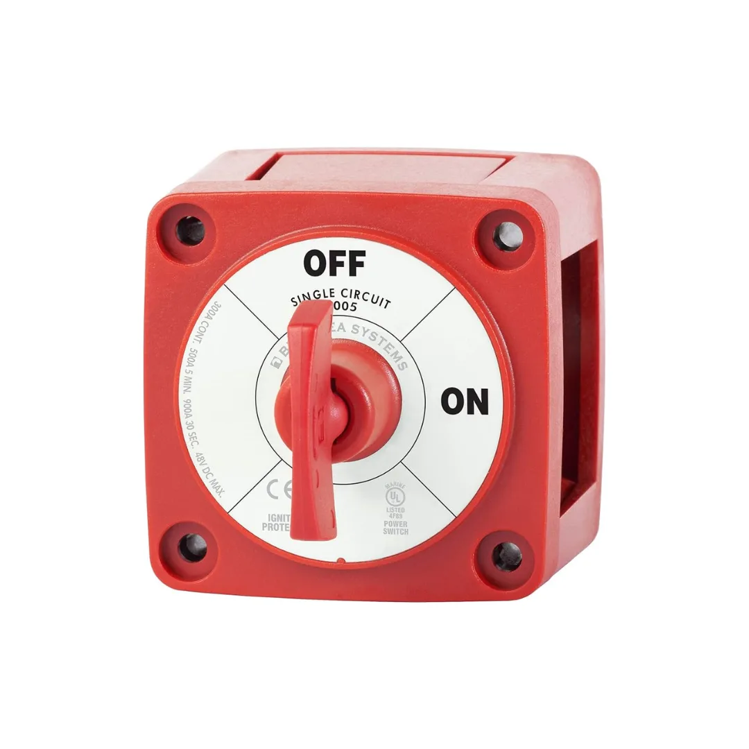 Desconectador de batería Blue Sea Systems 300A BS6005 – Llave extraíble