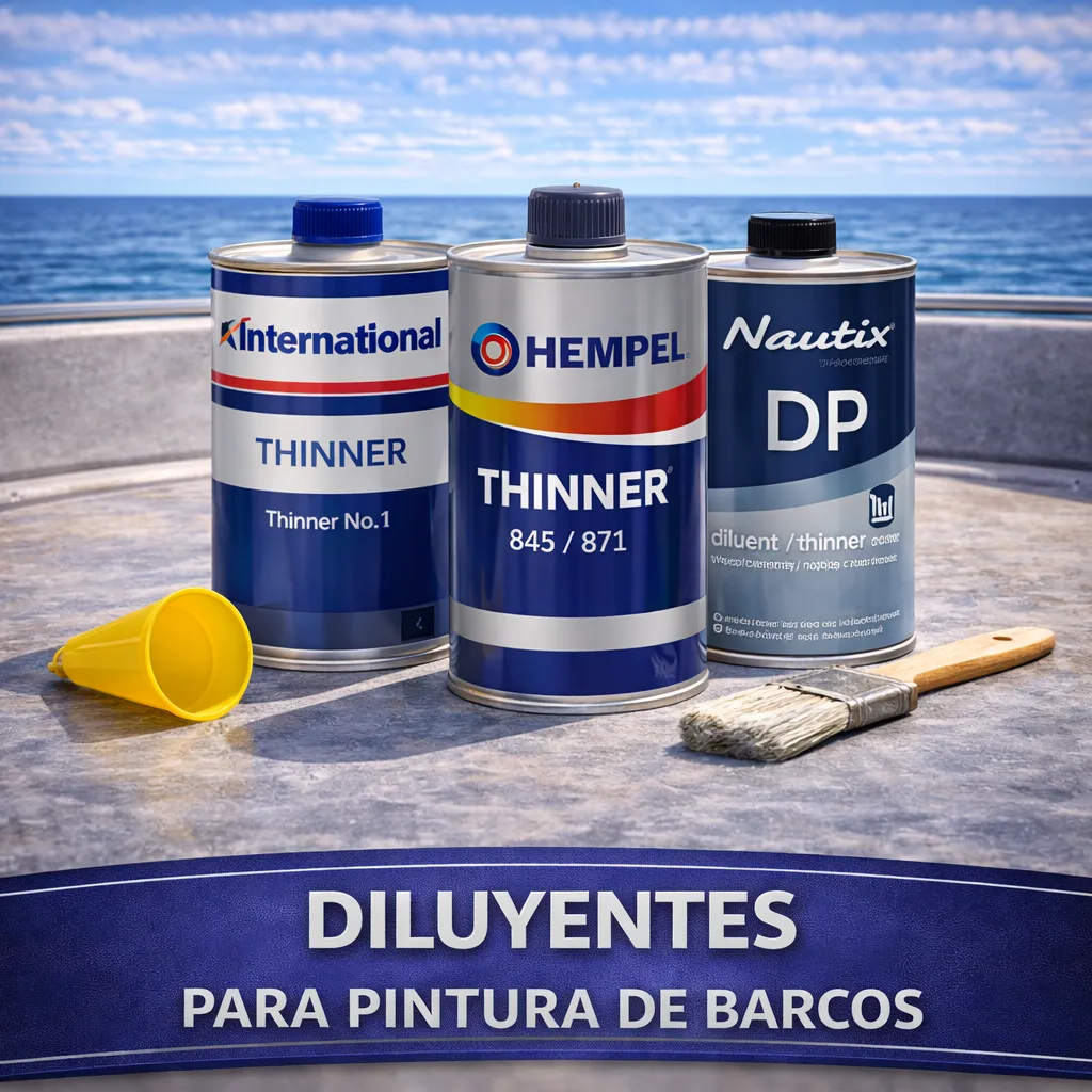 Diluyentes para pintura de barcos