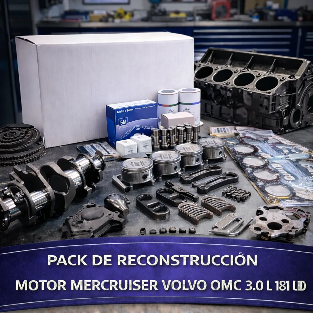 Pack de recostrucion motor Mercuiser Volvo OMC 3.0 L 181 CID