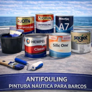 Antifouling pintura náutica para barcos