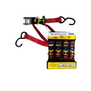 Cincha Amarre C/ ROJO 4,5 M Pack 4