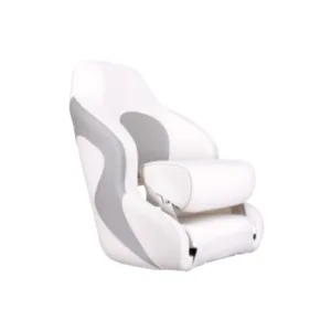 Asiento Náutico Sport C/ Blanco-Gris Ajustable.