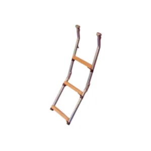 Escalera Plataforma Inox. Plegable 3 Peldaños.