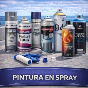 Pintura en spray nauticas