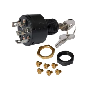 Llave Arranque 3 Posiciones Sierra Panel Máximo 16 mm 6 Terminales