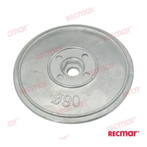 Ánodo Timón Ø90 mm Zinc 9002