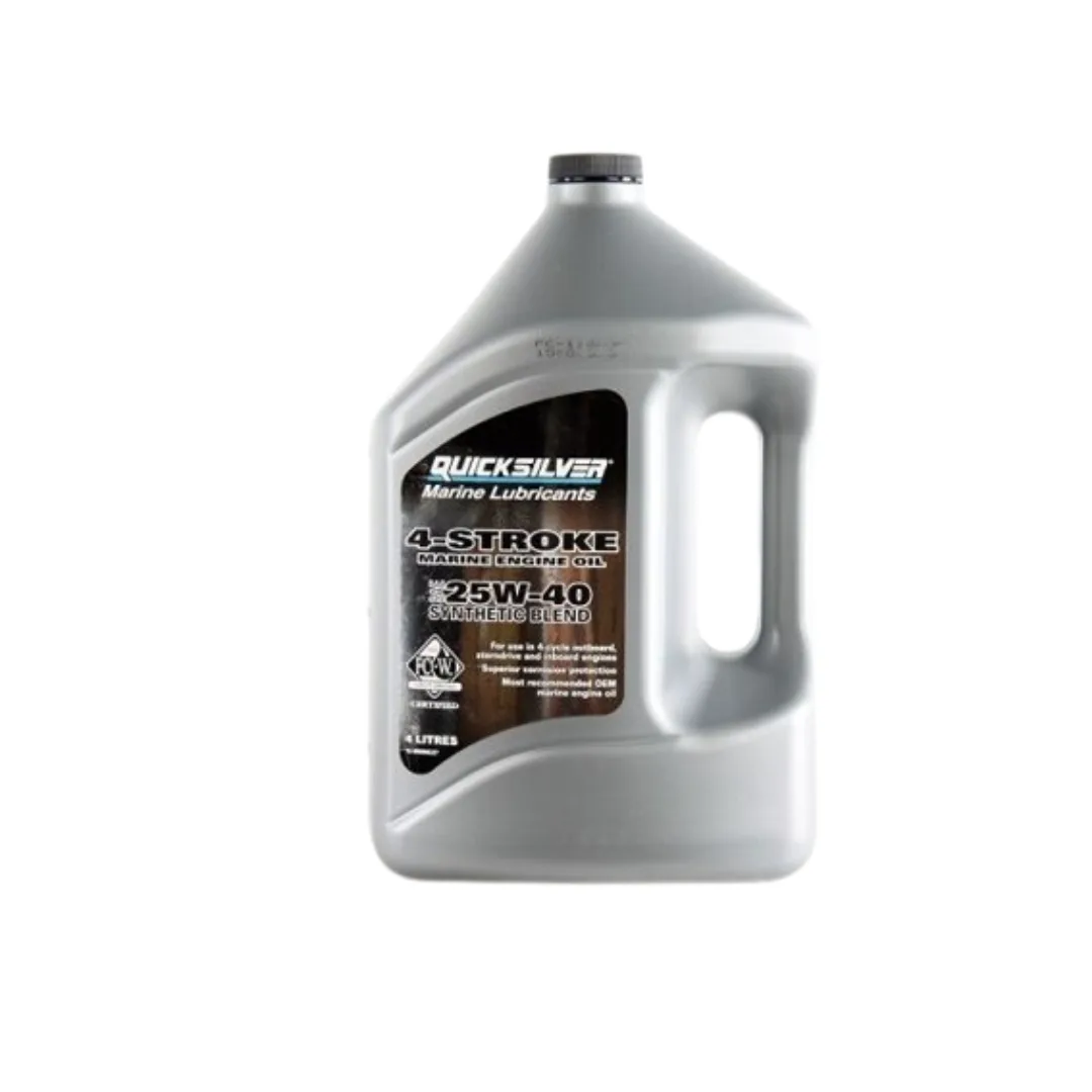 Aceite motor sintetico verado 25w40 4L Quicksilver