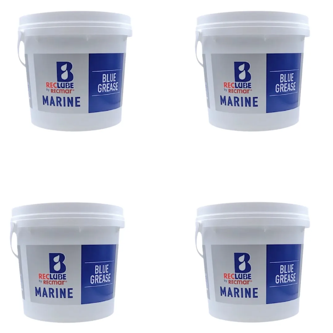 Pack de Botes Grasa Profesional Marina Azul Reclube 3.5kg X4