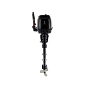 Motor fueraborda Parsun 5 HP 4T – Eje 15" – Mando popero – Arranque manual