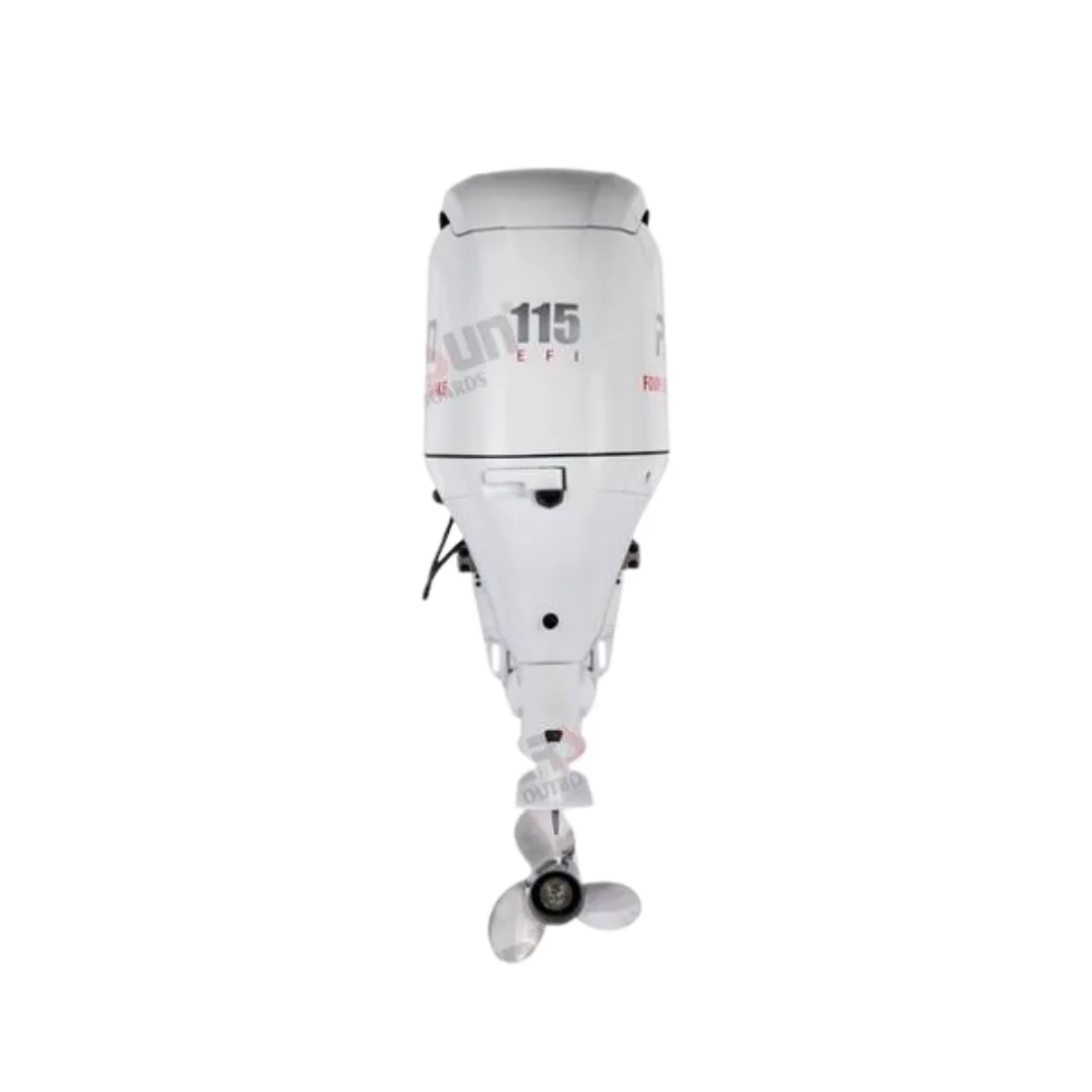 Motor fueraborda Parsun 115 HP EFI 4T – Eje 20" – Contrarrotación – Blanco