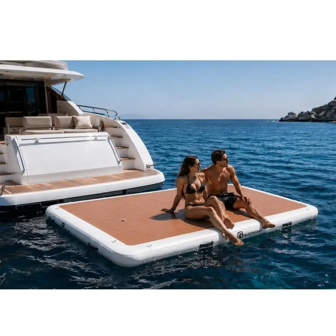 Plataforma hinchable flotante 250 Goldenship - Imagen 4