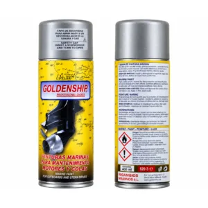 Pintura en spray fueraborda Honda Gris metalizado 400 ml