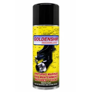 Pintura en spray fueraborda Suzuki Negro metalizado 400 ml