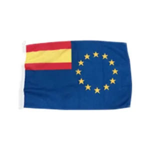 Bandera España y Unión Europea