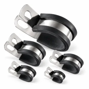 Abrazadera de Mamparo ANCOR Inox con Goma EPDM para Cable