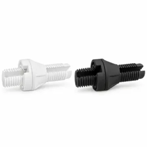 Pasacables 90° TH Marine – Negro / Blanco