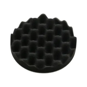 Kit 2 almohadillas de acabado Tbrite espuma negra ondulada 150 mm
