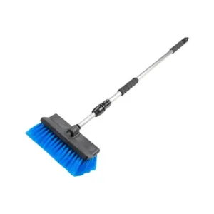 Cepillo telescópico Tbrite con toma de agua y cepillo suave 100-180 cm