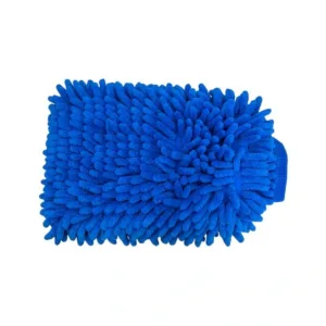 Manopla de lavado de microfibra Tbrite azul