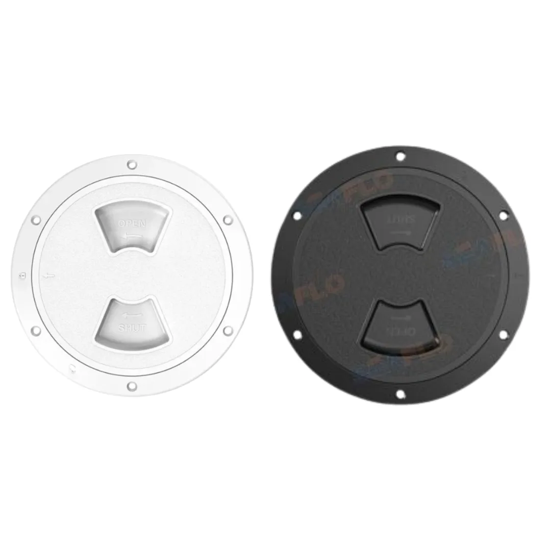 Tapa de registro circular SEAFLO - blanca o negra